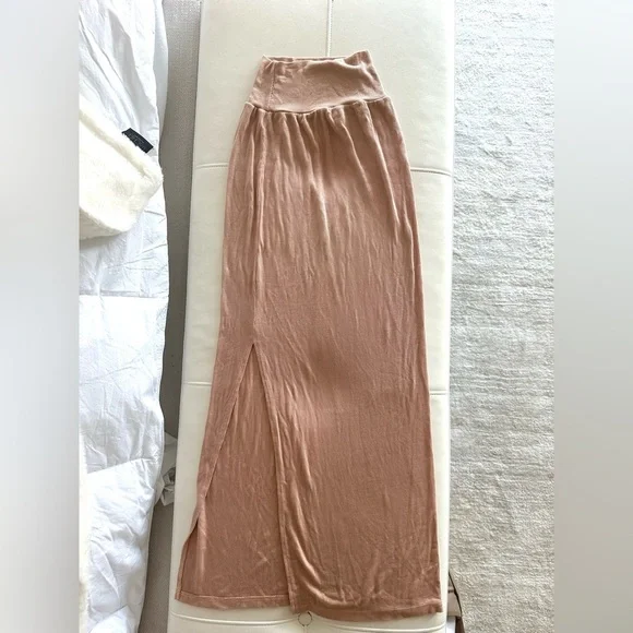 Enza Costa Silk Blend Ribbed Pencil Skirt size Small - Picture 6 of 8